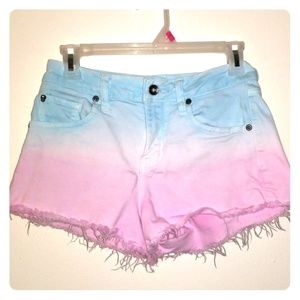 Ombre Pink& Blue shorts